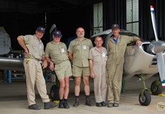 Original members of the manufacturing crew involved in the restoration of the SC-1