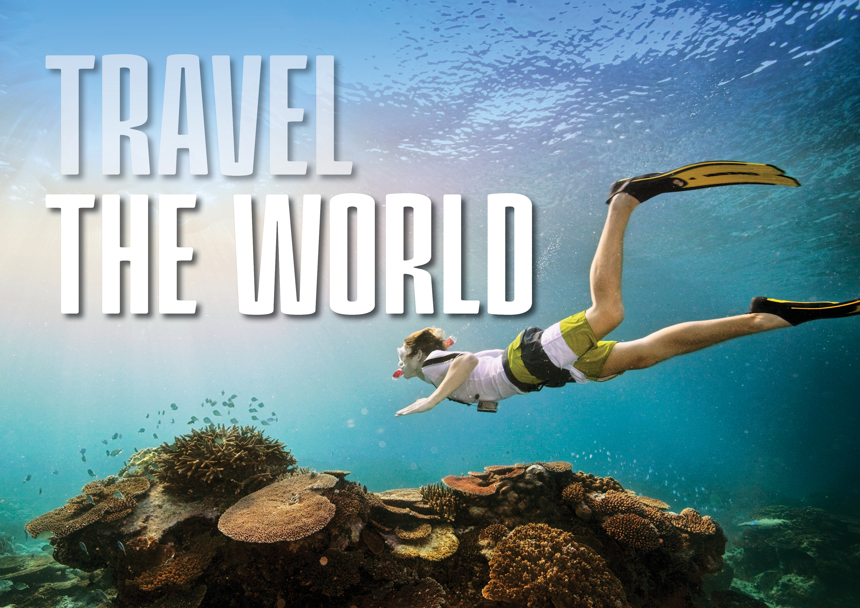 A free diver explores the Great Barrier Reef | www.wellcamp.com.au