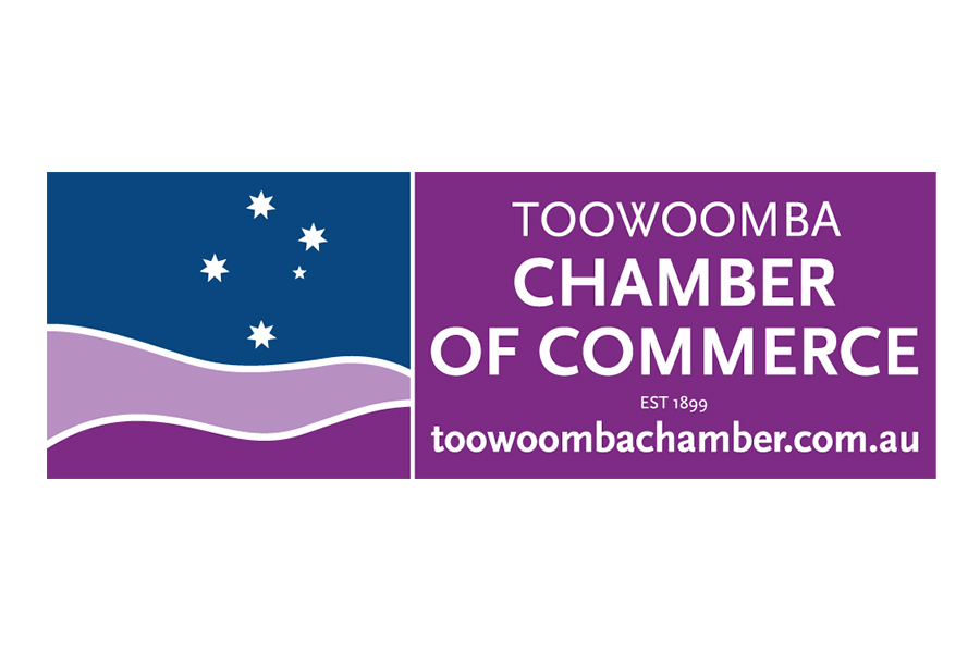 The Toowoomba Chamber of Commerce logo shows their support for the growth of air services for our community, from Toowoomba to the World | www.wellcamp.com.au