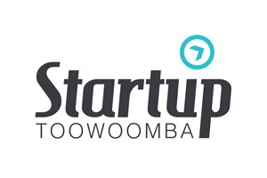The Startup Toowoomba logo shows their support for the growth of air services for our community, from Toowoomba to the World | www.wellcamp.com.au