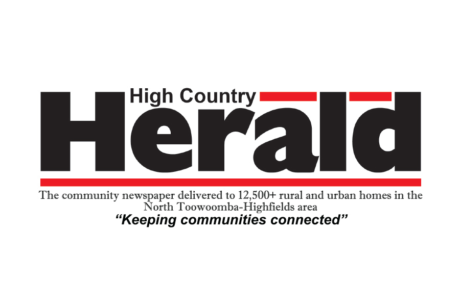 The High Country Herald logo shows their support for the growth of air services for our community, from Toowoomba to the World | www.wellcamp.com.au