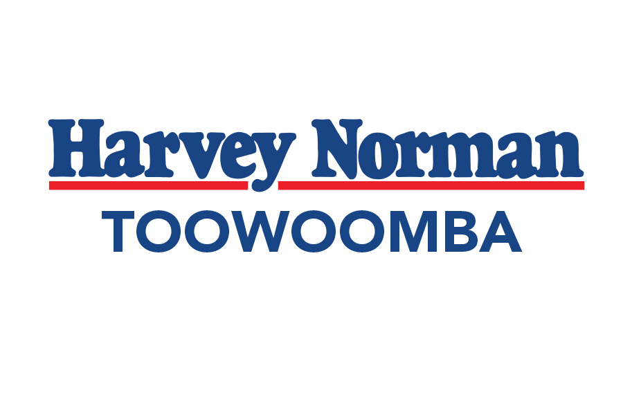 The Harvey Norman Computers logo shows their support for the growth of air services for our community, from Toowoomba to the World | www.wellcamp.com.au