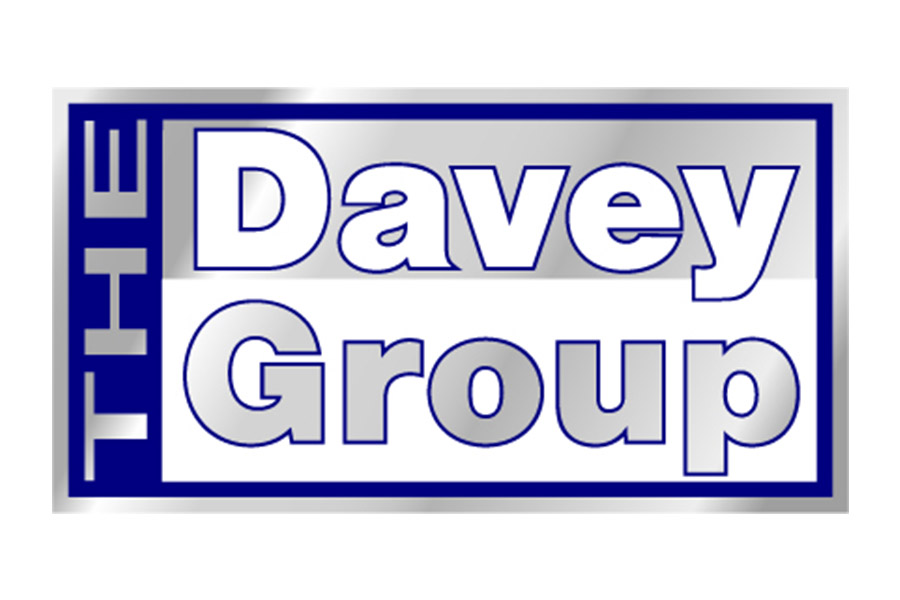 The The Davey Group logo shows their support for the growth of air services for our community, from Toowoomba to the World | www.wellcamp.com.au